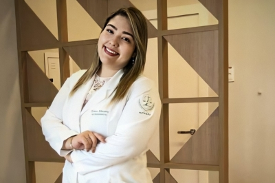 Nutricionista e preceptora do curso de Nutrição da Universidade Tiradentes, Ticiane Munareto (Foto: Assessoria de Imprensa Unit)