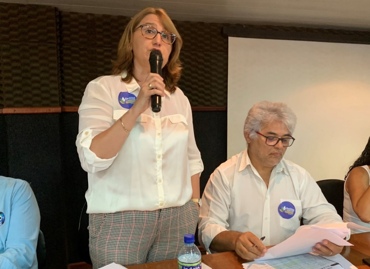 Chapa 2 - RenasceUFS - professora Denise Albano e Aderval Aragão (Foto: Assessoria)