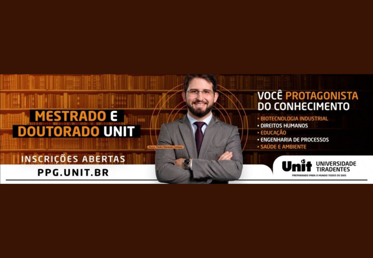 Unit Sergipe lança editais para turmas de Mestrado em Educação e Direito (Imagem: Divulgação/ Unit)