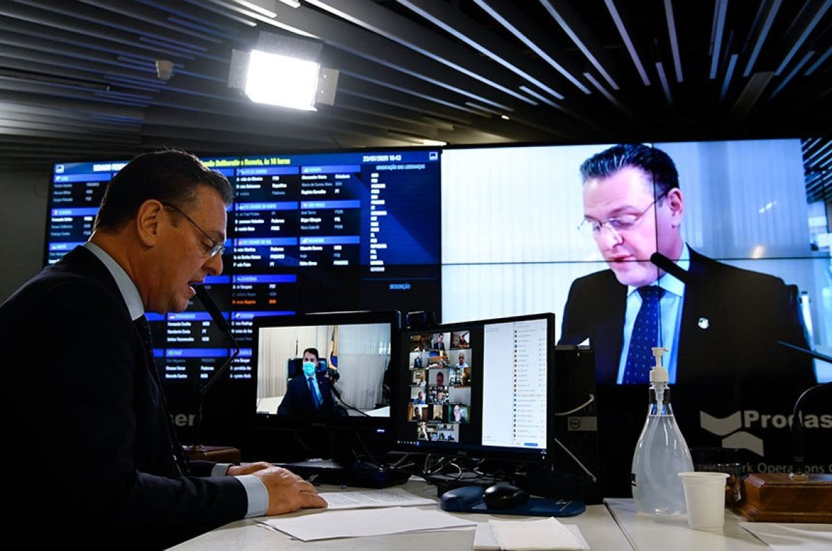O senador Carlos Fávaro (PSD-MT) foi o relator da matéria, que segue para sanção (Foto: Leopoldo Silva/ Agência Senado)