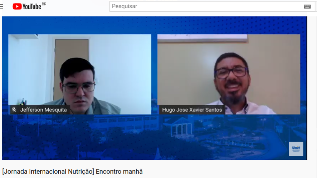 Jornada de Nutrição discute as perspectivas da área no novo cenário mundial (Imagem: Reprodução/ Assessoria de Imprensa Unit)