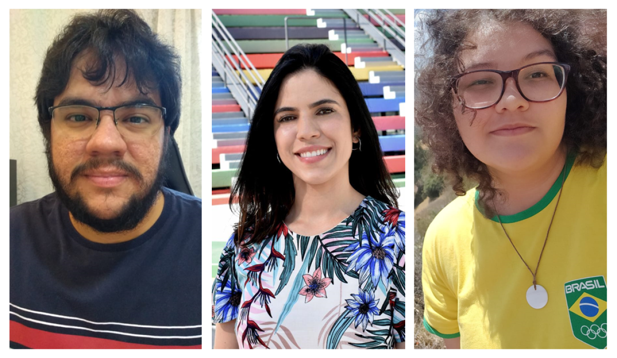 Vinícius, Selen, Nathalia (Foto: Assessoria de Imprensa Unit)