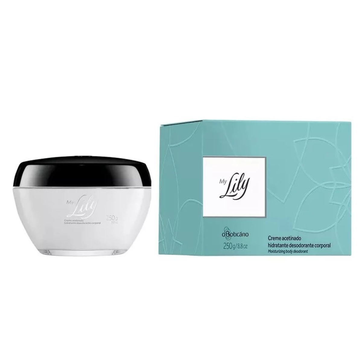 My Lily Creme Acetinado Hidratante Desodorante Corporal (Imagem: Divulgação/ O Boticário)