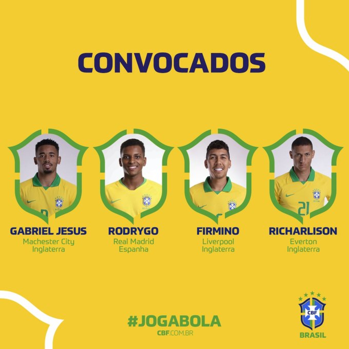 Tite anuncia convocados para início das Eliminatórias da Copa de 2022 (Imagem: Reprodução/ Twitter/ @CBF_Futebol)