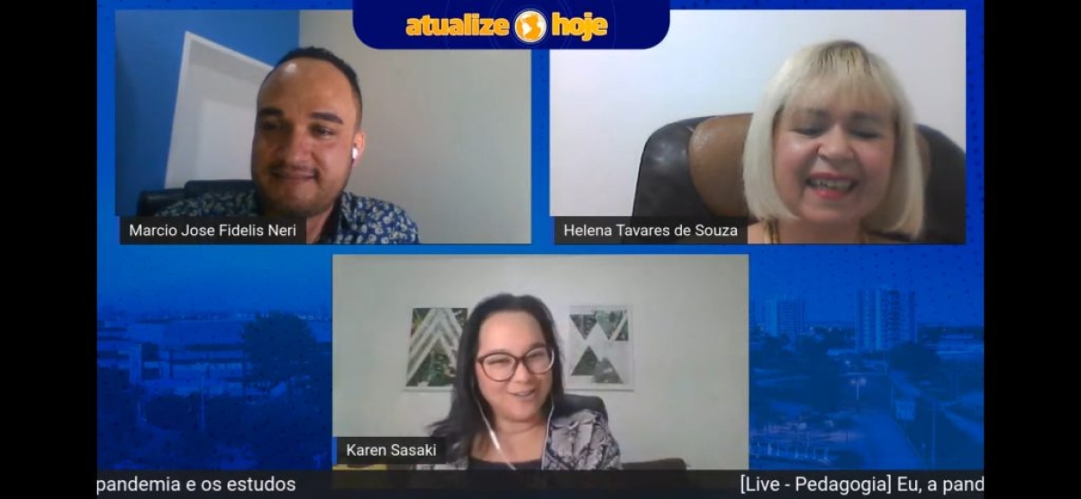 "Eu, pandemia e os estudos" é tema de live (Imagem: Reprodução/ Assessoria de Imprensa Unit)