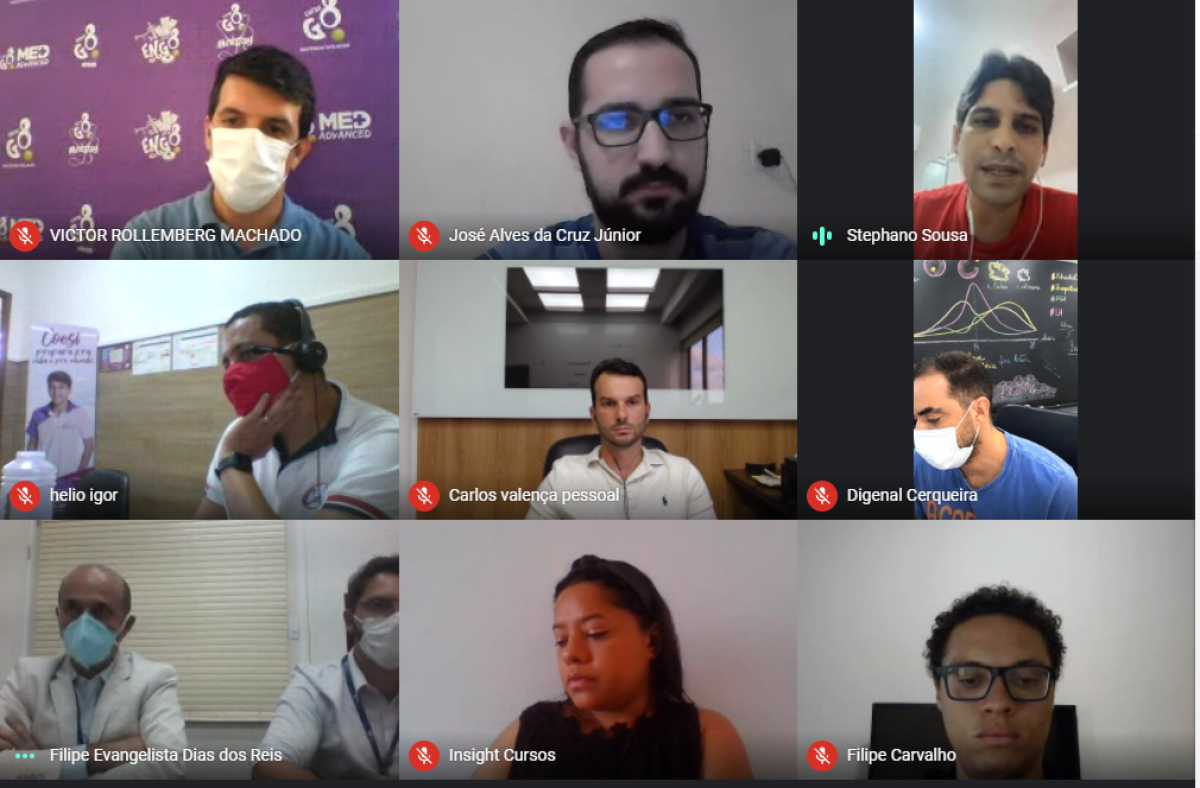 Grupo Tiradentes reúne escolas e cursinhos para apresentar edital de Medicina 2021.1 (Imagem: Reprodução/ Assessoria de Imprensa Unit)