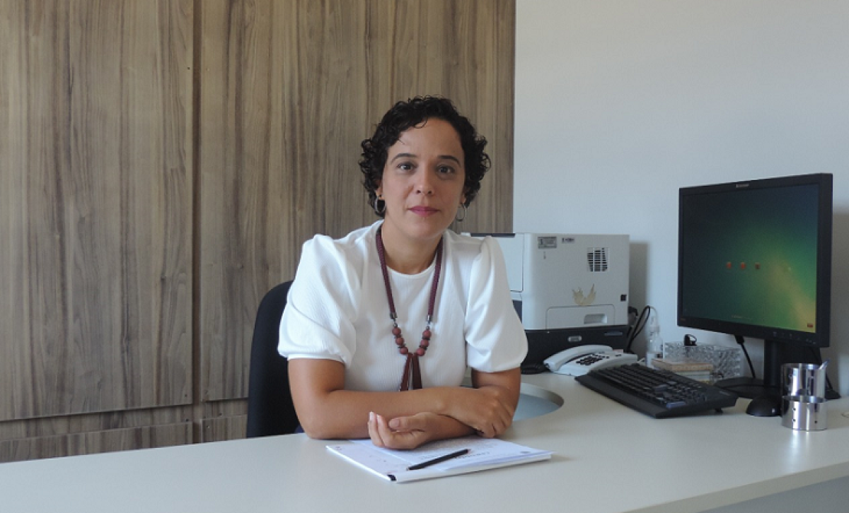Delegada Daniela Lima: a segurança é responsabilidade de todos (Foto: Adepol/SE)
