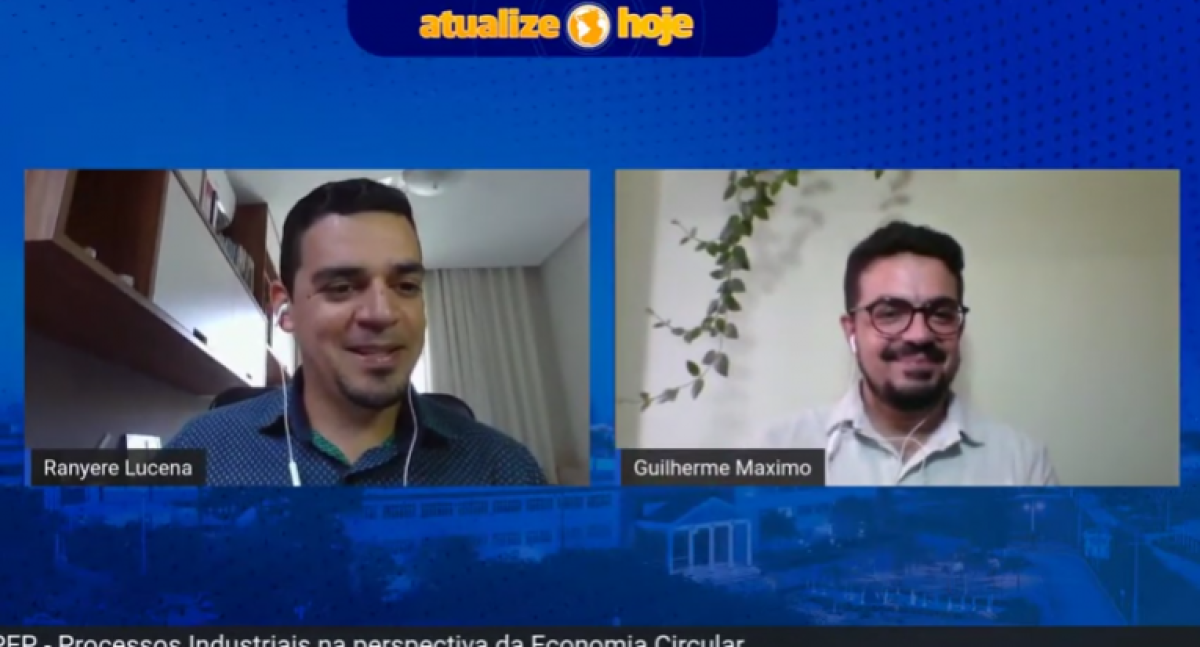 Live discute Processos Industriais na perspectiva da Economia Circular (Imagem: Reprodução/ Assessoria de Imprensa Unit)