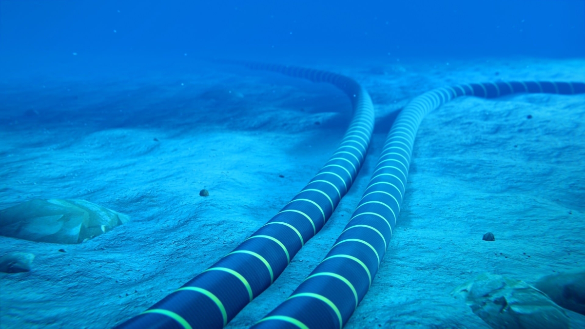 Cabo submarino que ligará Brasil e Europa é ancorado em Fortaleza (Foto: Via Olhar Digital)