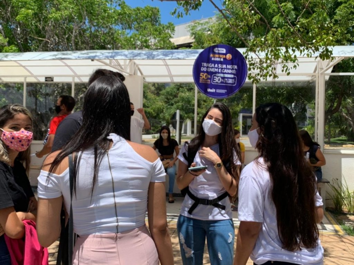 Unit é local de prova do primeiro Enem Digital que começa domingo, 31/1 (Foto: Assessoria de Imprensa Unit)