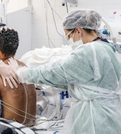 Fisioterapia ajuda na recuperação de pacientes vítimas da Covid-19 (Foto: SES/SE)