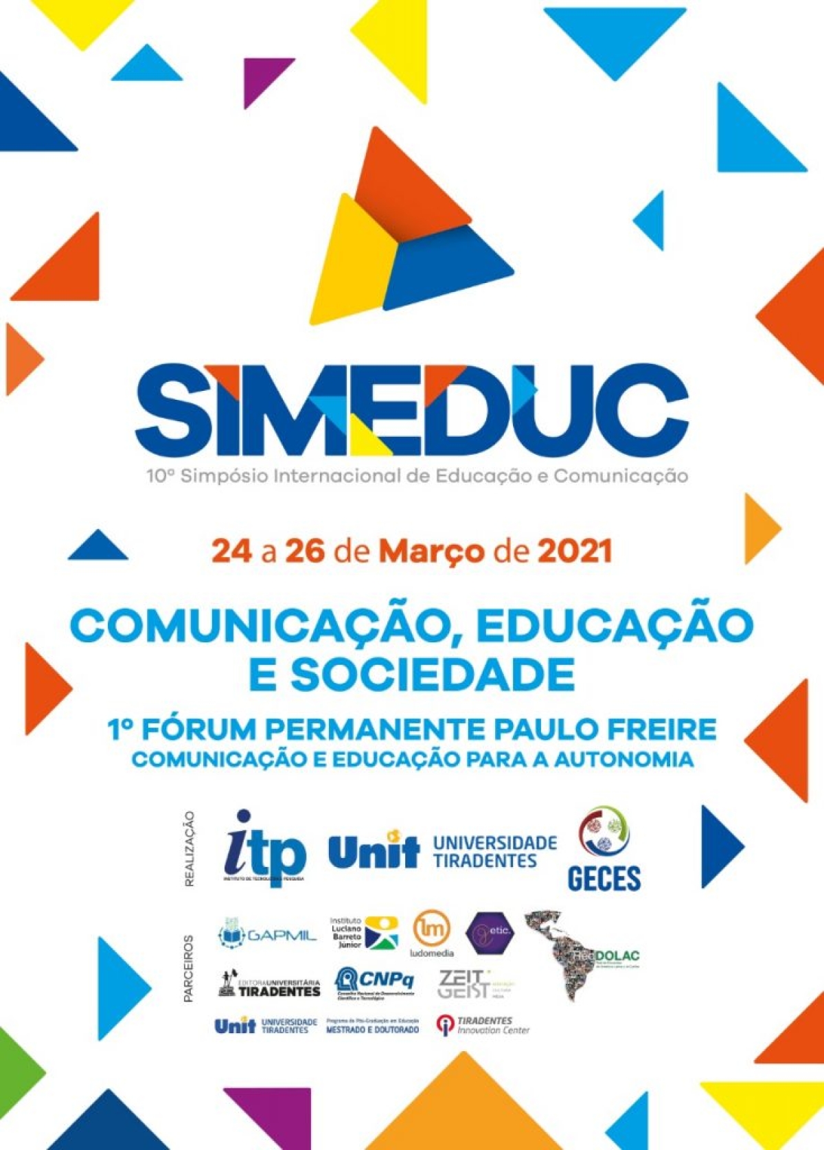 "Comunicação, Educação e Sociedade" é tema de simpósio internacional (Imagem: Divulgação)
