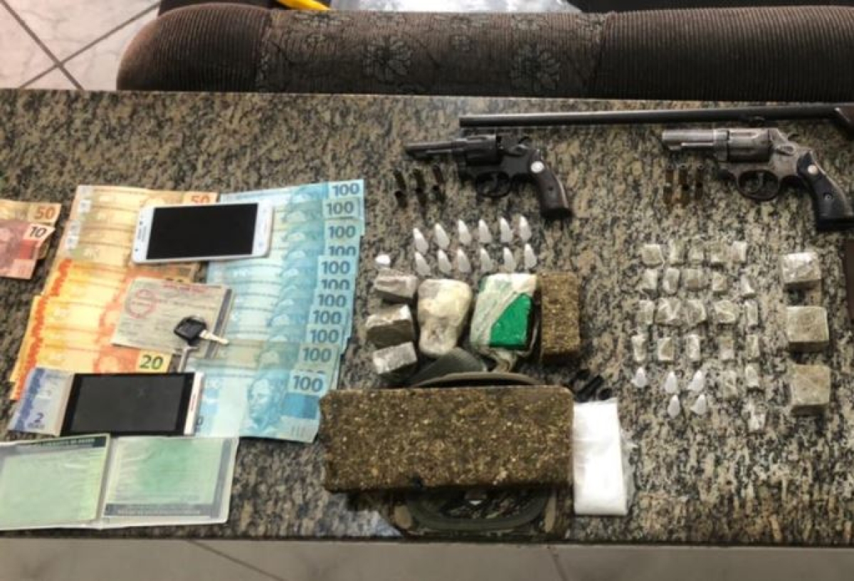 Operação Atheleya: Operação conjunta contra tráfico de drogas, homicídios e roubo é deflagrada em Nossa Senhora da Glória (Foto: SSP/SE)