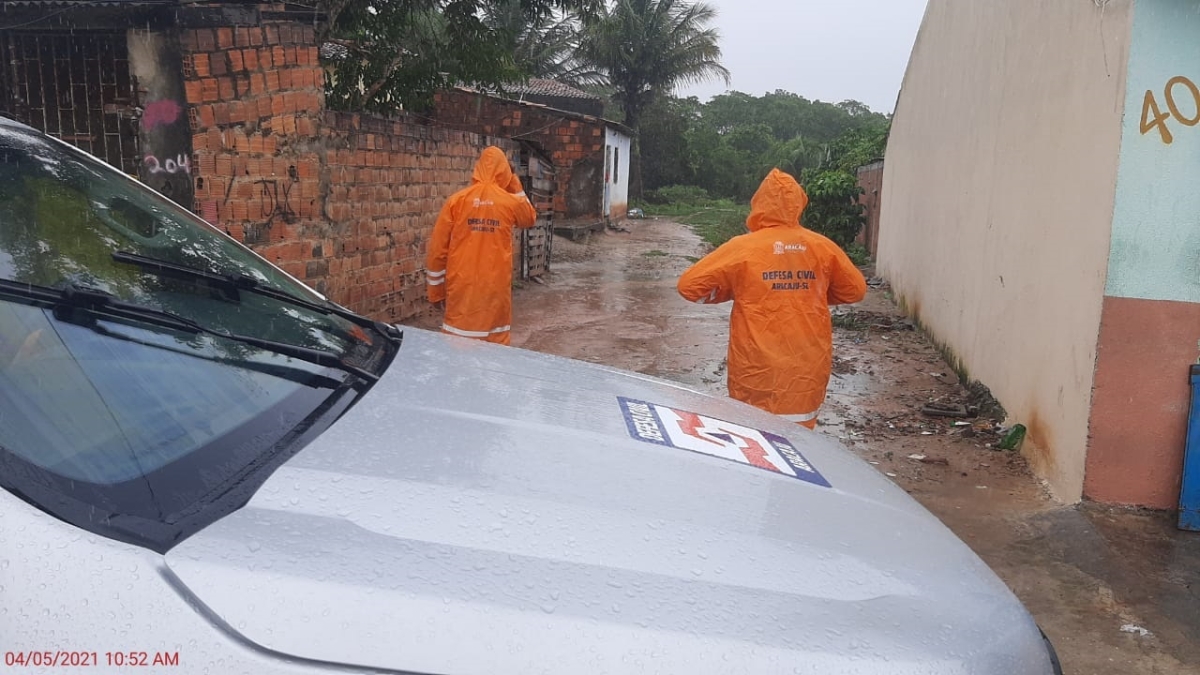 Prefeitura mantêm monitoramento diante das chuvas ocorridas na capital  (Foto: Semdec/SE)