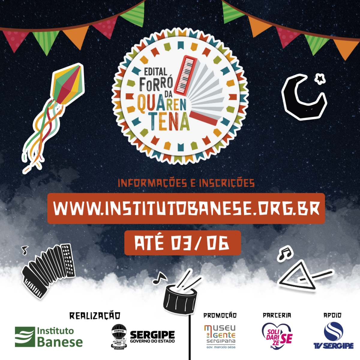 Grupo Banese e Governo de Sergipe lançam o II Edital "Forró da quarentena" (Imagem: Divulgação/ Museu da Gente Sergipana)