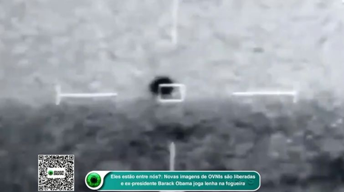 Eles estão entre nós?: Novas imagens de OVNIs são liberadas e ex-presidente Barack Obama joga lenha na fogueira (Imagem: Reprodução de vídeo/ Olhar Digital)