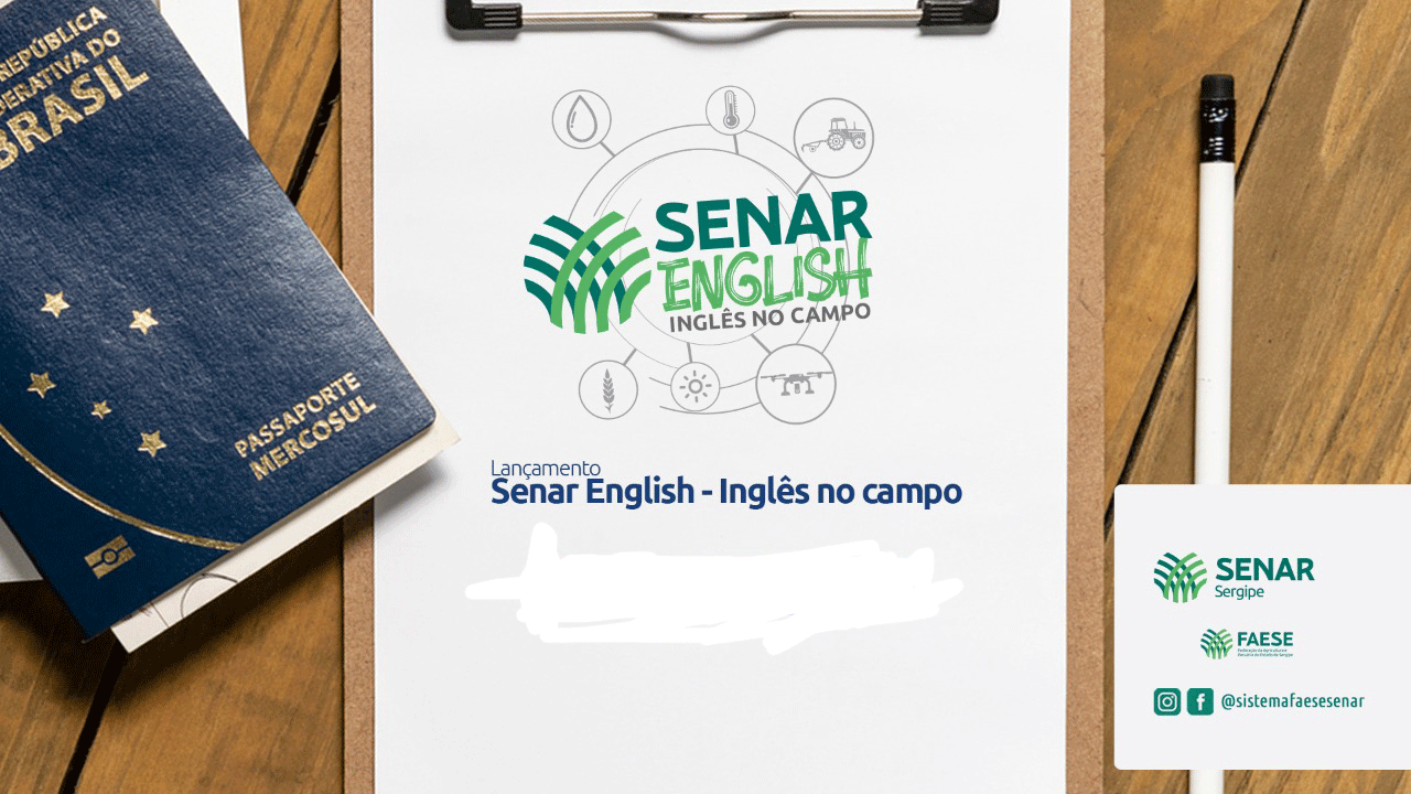 Inscrições abertas para o curso Senar English (Imagem: Senar/SE)