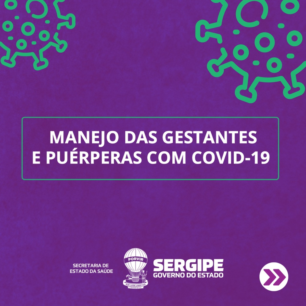Saúde elabora recomendações para cuidados de gestantes e puérperas com a Covid-19 (Imagem: SES/SE)