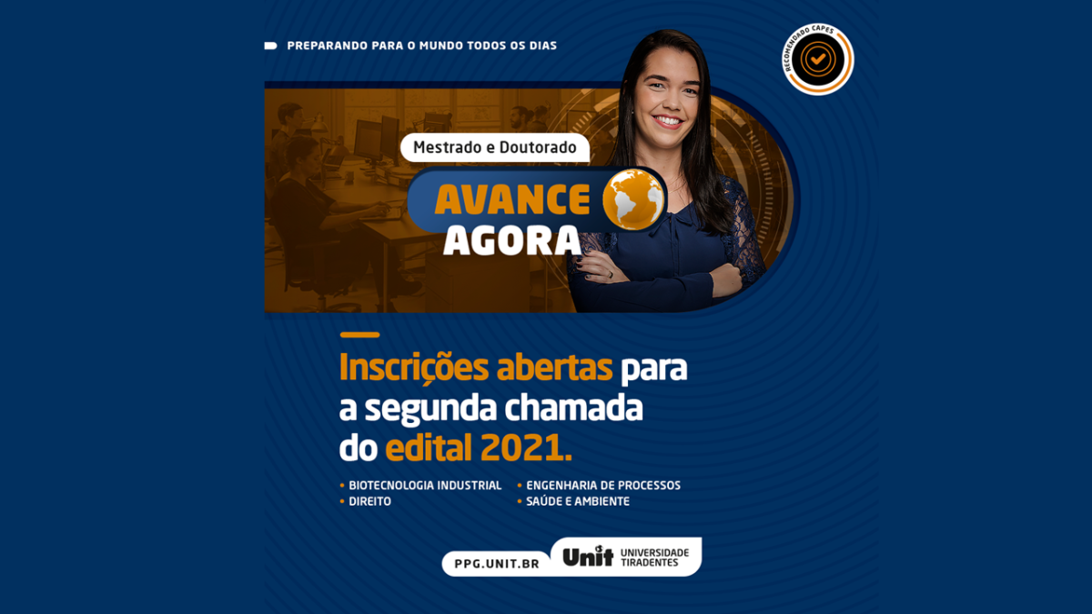 Mestrados e doutorados da Unit seguem com inscrições abertas (Imagem: Divulgação/ Unit)
