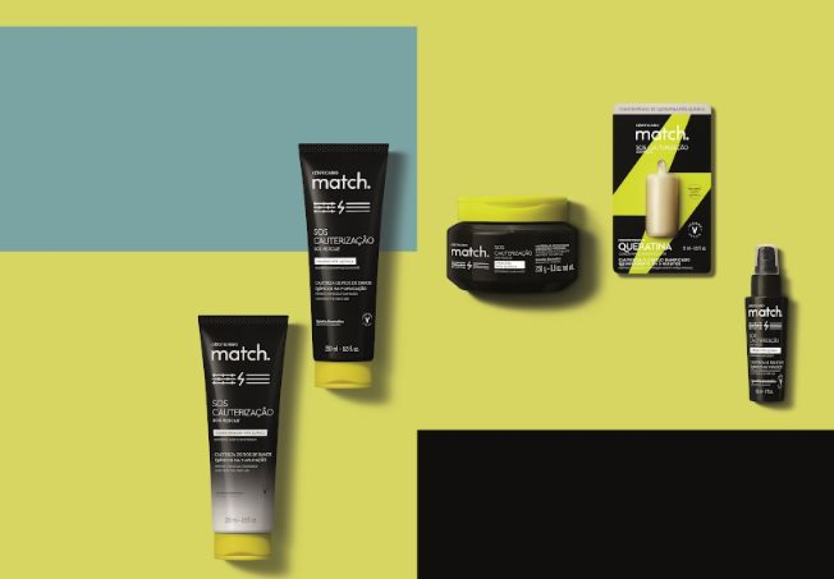 Match SOS Cauterização repara danos químicos severos desde a 1ª aplicação (Imagem: Divulgação/ O Boticário)