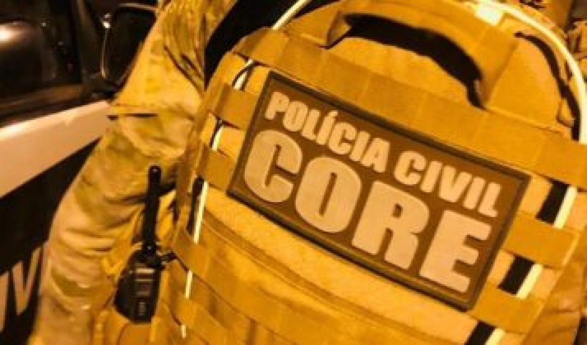 Autor de feminicídio morreu em confronto com policiais da Core (Foto: Divulgação/ Core)