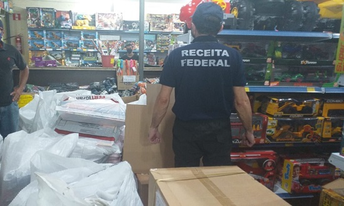 Produtos apreendidos serão destruídos (Foto: Receita Federal)