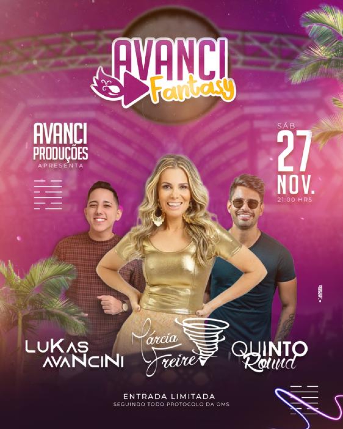 Avanci Fantasy: evento adiado para 27 de Novembro (Imagem: Divulgação)