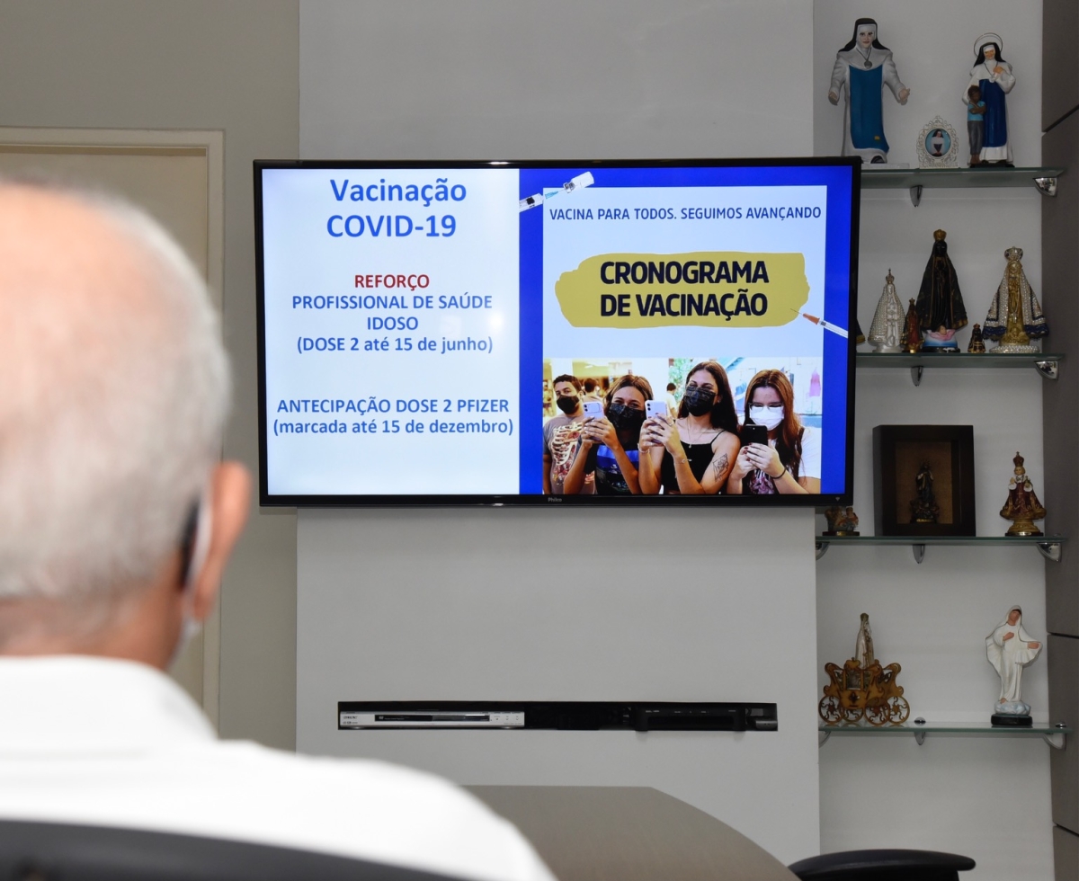 Aracaju avança na vacinação de reforço para idosos e profissionais de saúde e antecipa 2ª dose da Pfizer (Foto: Ana Lícia Menezes/ PMA)