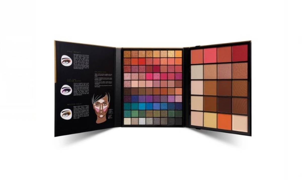 Make B., do Boticário, apresenta a linha Melted Gold, com paletas sofisticadas que ajudam a compor os mais variados looks (Foto: Divulgação/ O Boticário)