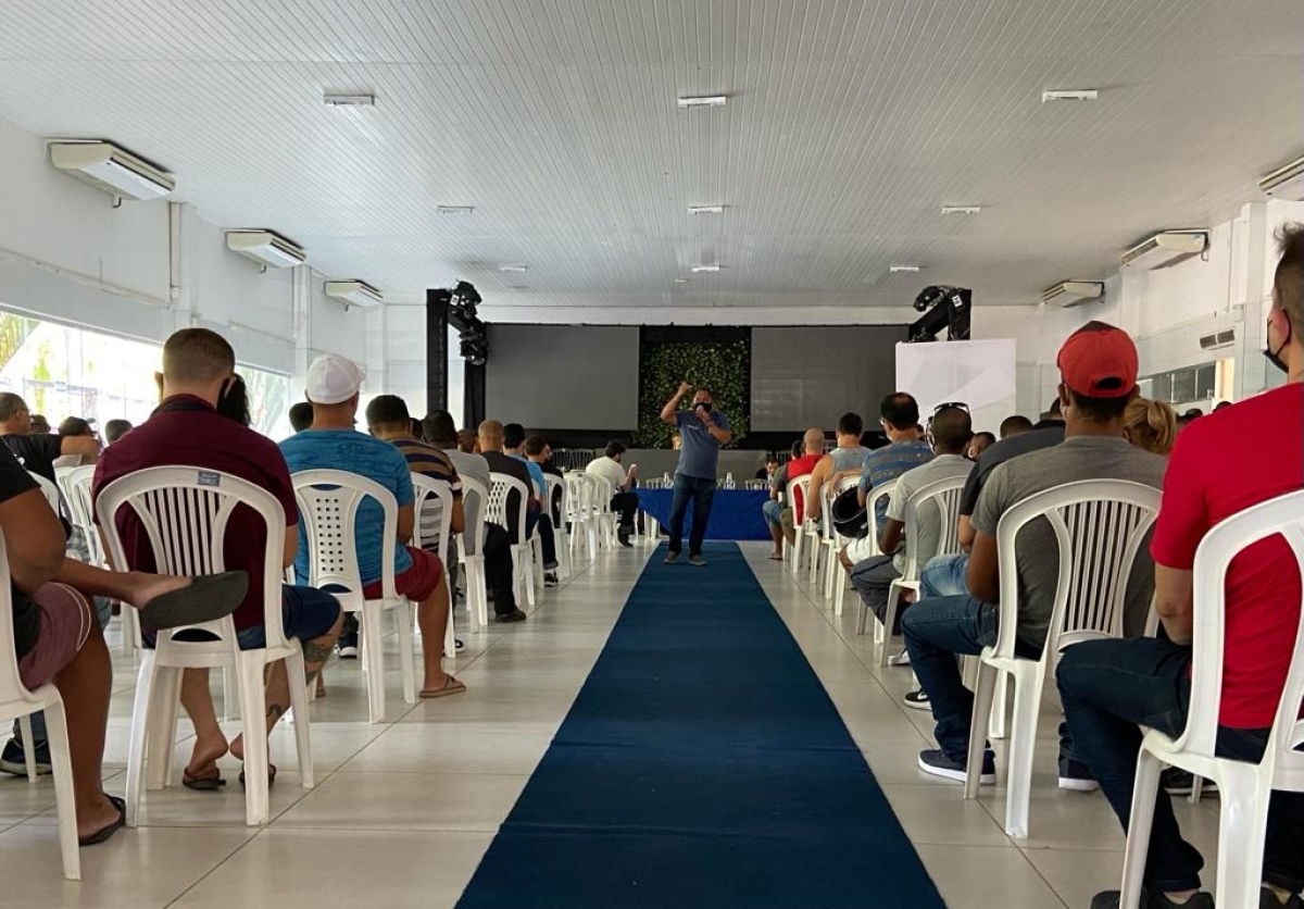 PM e BM de Sergipe aprovam operação padrão em Assembleia Geral dos Militares (Foto: AssCom Assomise)