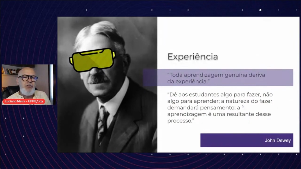 Palestra foi sobre a "Multimidialidade e mediação docente no processo de ensino-aprendizagem" (Imagem: Asscom Grupo Tiradentes)