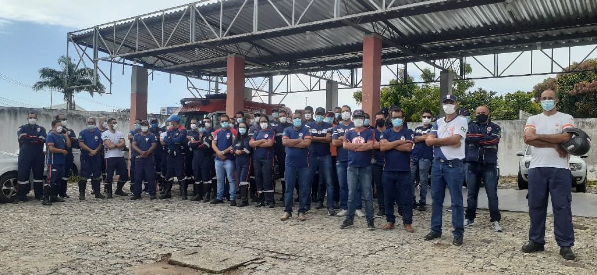 Apenas 30% das ambulâncias do suporte básico estão paralisadas (Foto: Sindconam)