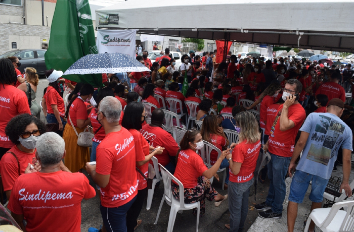 Dia de Luta em Defesa do Piso, dos Servidores, do Serviço Público e Contra a PEC 32 (Foto: CUT/SE)