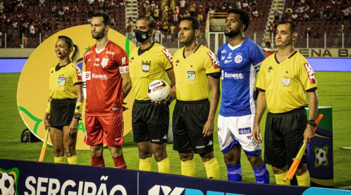 Clássico entre Sergipe x Confiança fica no empate na 3ª rodada do Sergipão 1Xbet (Foto: Mikael Machado)