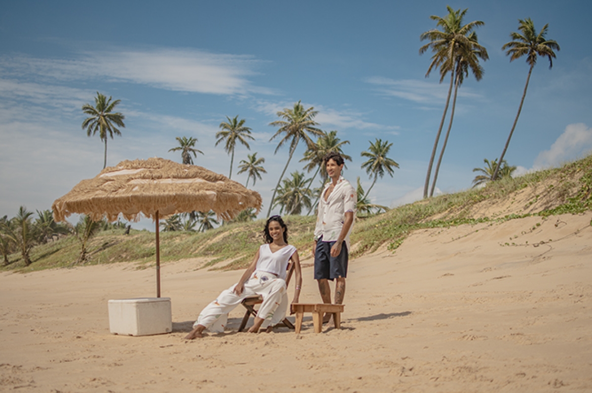 Coleção "Veraneio" resgata memória afetiva do Verão no Litoral (Foto: Lucas Assis)