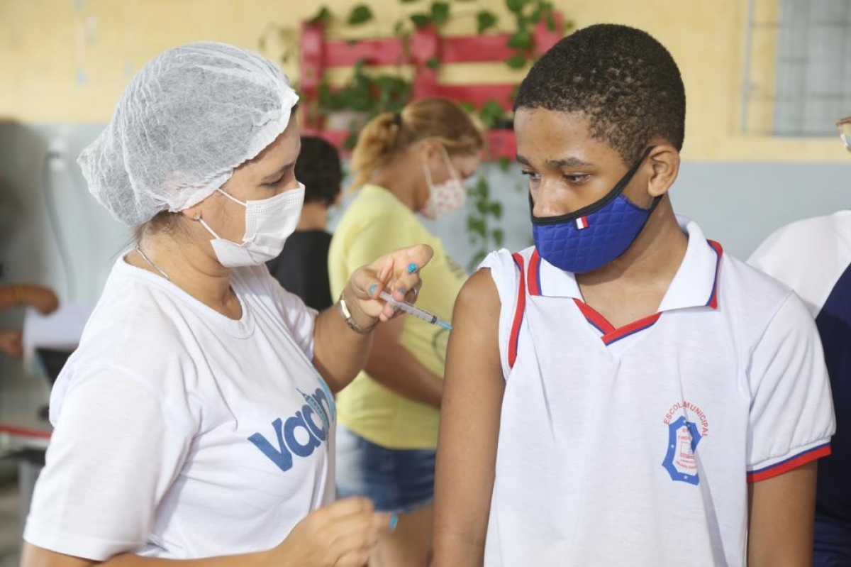 Volta às aulas: Aracaju iniciará vacinação infantil nas escolas da rede municipal (Foto: Marcelle Cristinne/ PMA)