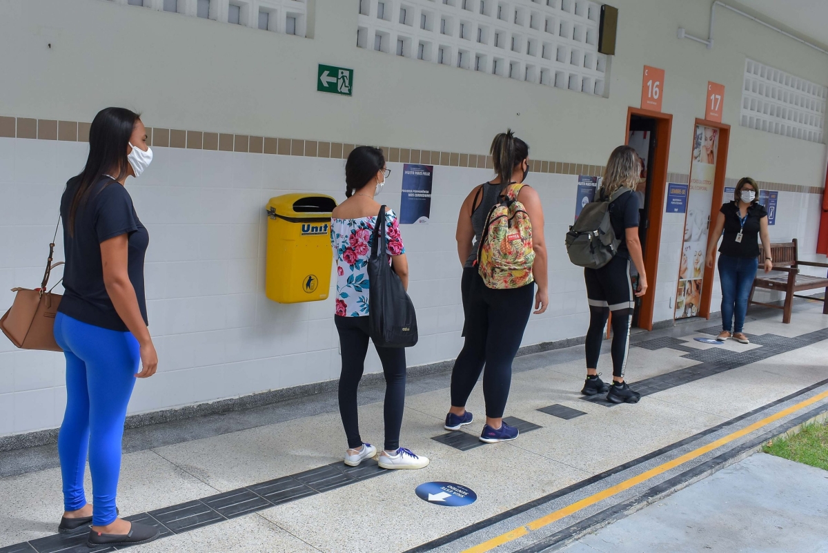 Unit reforça protocolos para retomar aulas presenciais 
(Foto: Asscom Unit)
