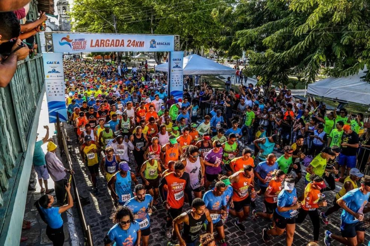 Corrida Cidade de Aracaju: prazo para confirmar participação encerra no dia 28/2 (Foto: Felipe Goettenauer/ PMA)