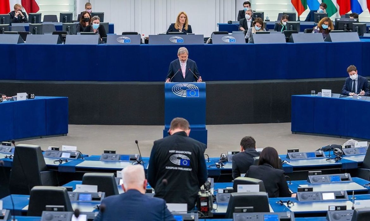 Parlamento Europeu condena ação militar russa na Ucrânia (Foto: Divulgação/ Parlamento Europeu)