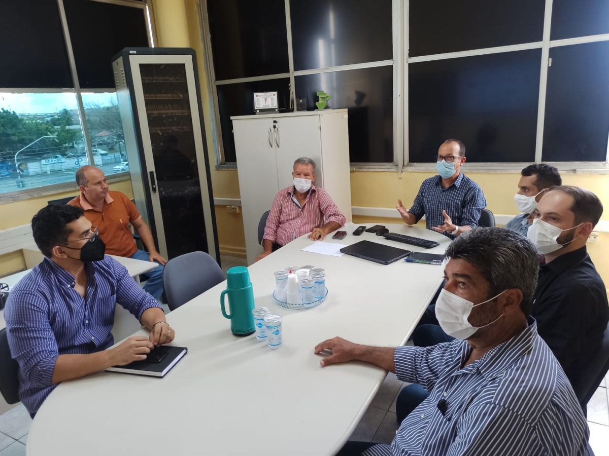 Sead participa de reunião para definição de edital de licitação de empresa que vai atender demandas do CIOSP (Foto: Sead/SE)