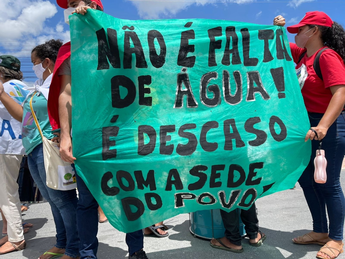 Sergipe Pode Mais acompanha mobilização popular por falta de água no Sertão de Sergipe (Foto: Daniel Rezende)