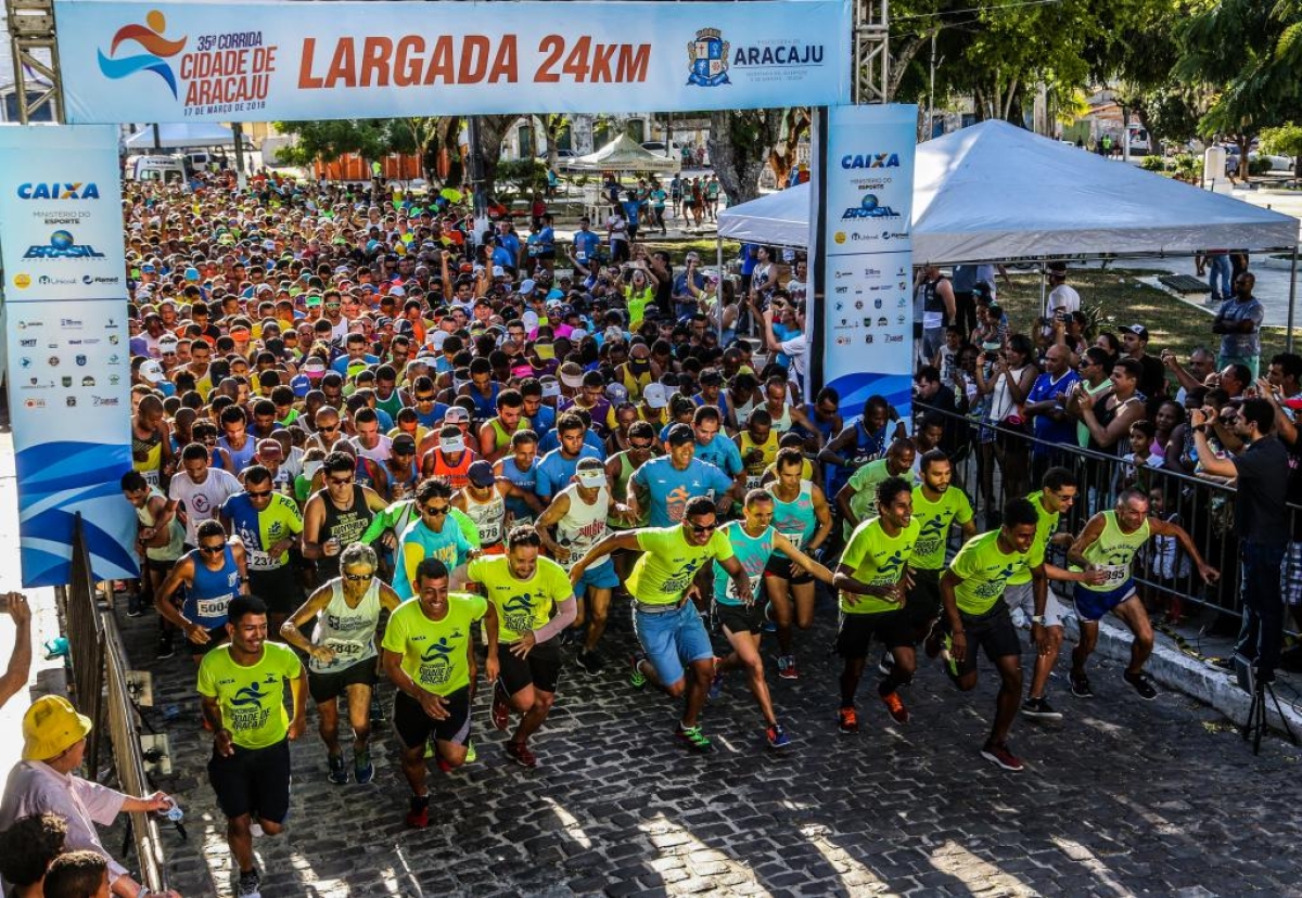 Corrida Cidade de Aracaju: trajeto desafia atletas e simboliza mudança da capital (Foto: Secom/ PMA)