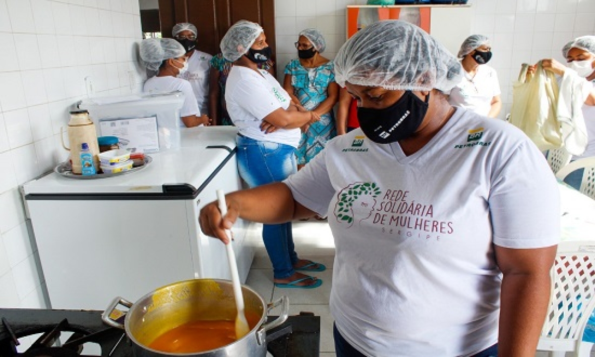 Petrobras e Projeto Rede vão garantir o acesso ao gás de cozinha (Foto: Assessoria Projeto Rede Solidária de Mulheres)