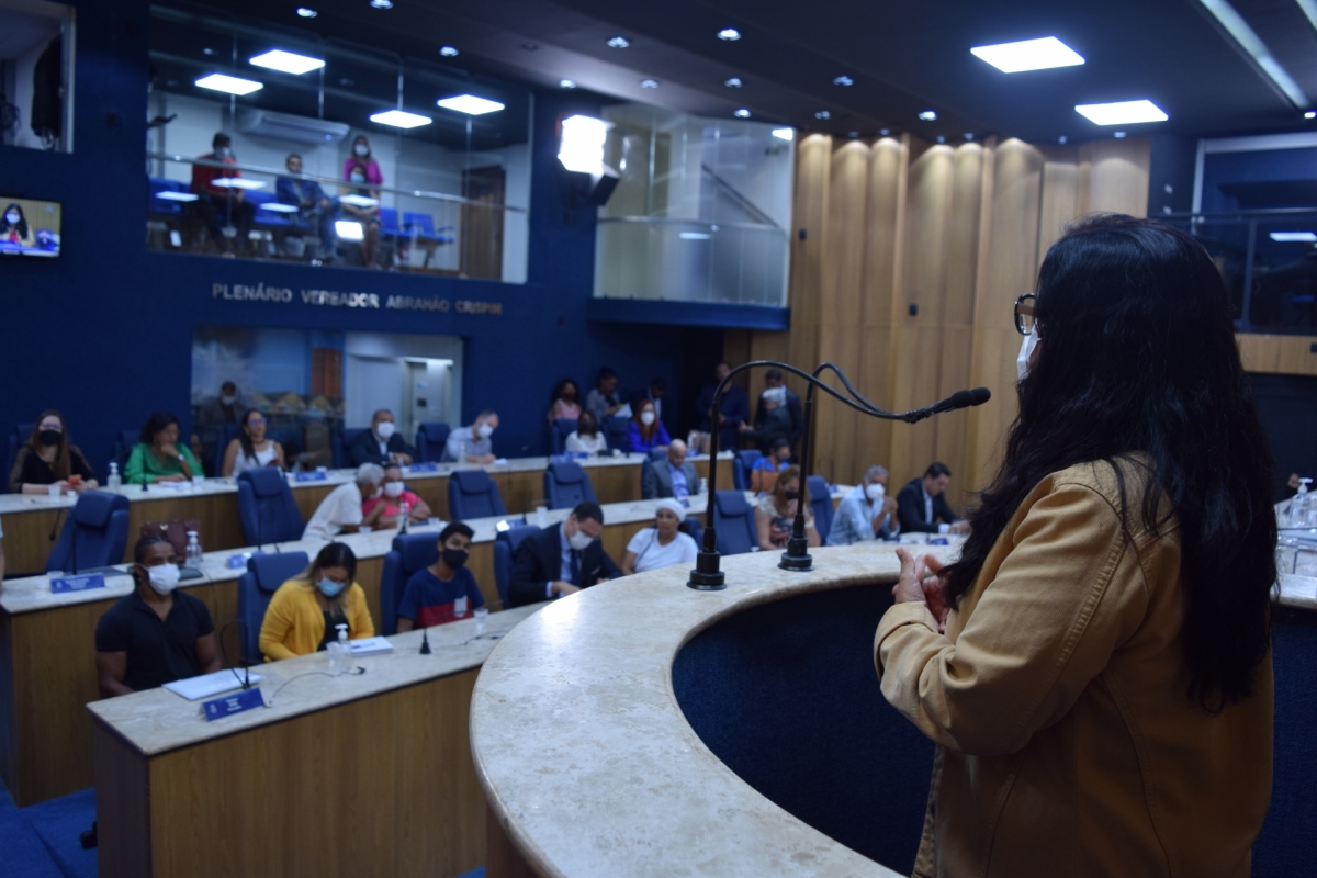 Sindipema expõe precariedade das escolas no retorno às aulas durante audiência pública (Foto: Sindipema Aracaju)