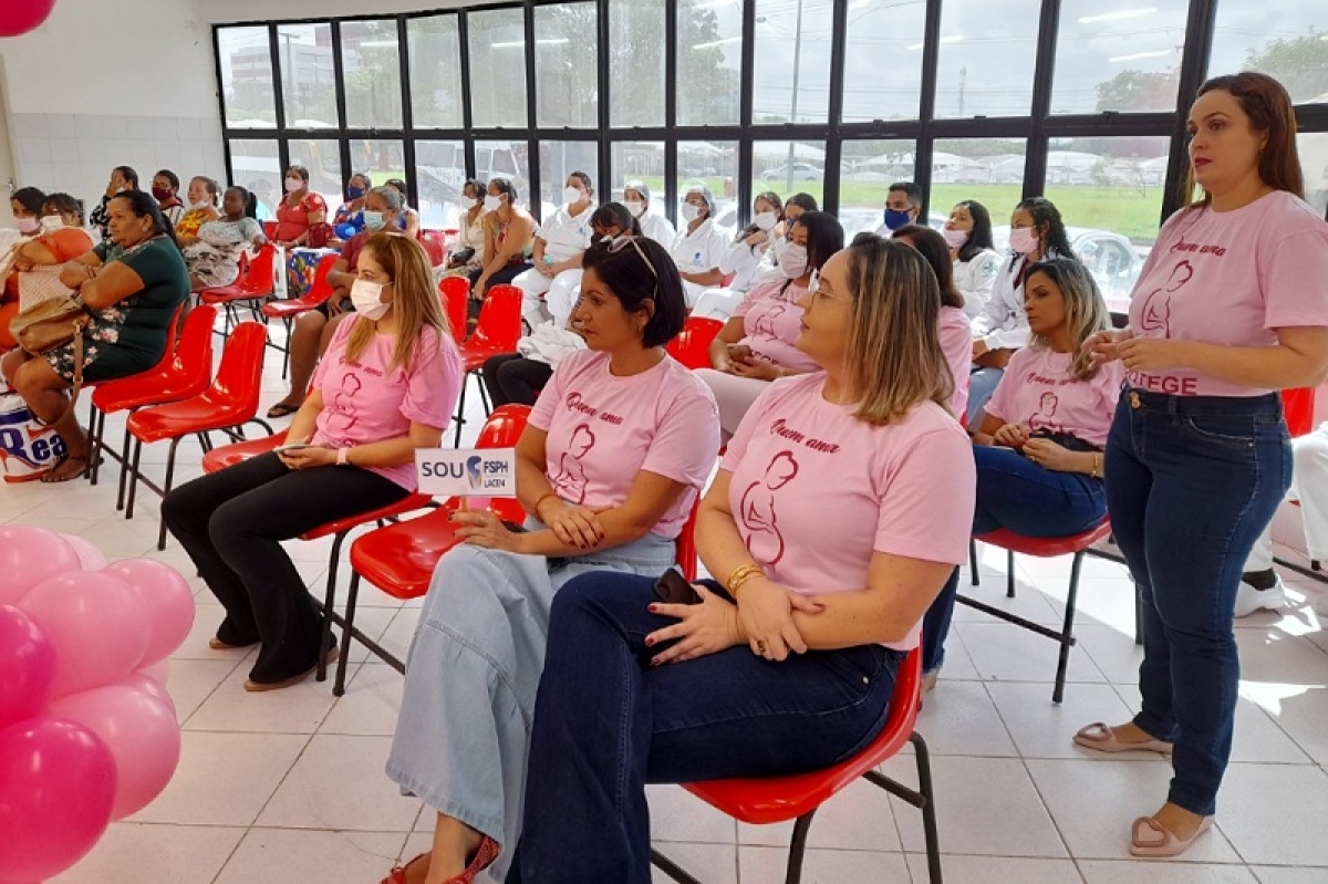 Projeto "Quem Ama Protege" do Lacen realiza primeira ação no CAISM - Foto: SES/SE
