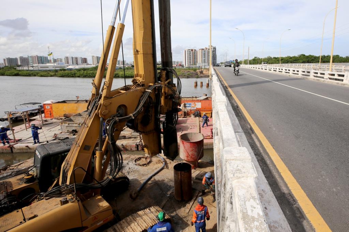 Aracaju avança em mobilidade urbana com ampliação da ponte sobre o Poxim - Foto: André Moreira | Prefeitura de Aracaju