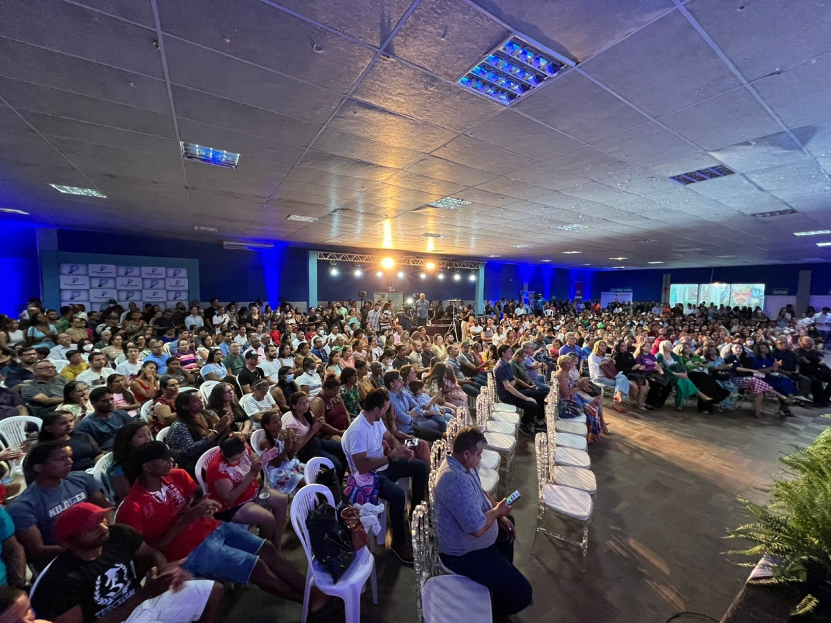 PP reúne milhares de pessoas em evento e consolida pré-candidatura de Laércio Oliveira para o Senado - Foto: André Carvalho