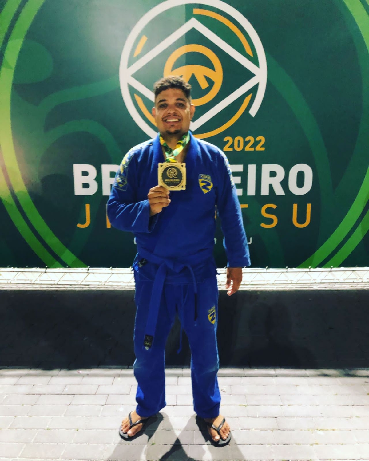 Atleta Jiu-Jitsu Mateus Santos levou medalha de bronze - Foto: Divulgação