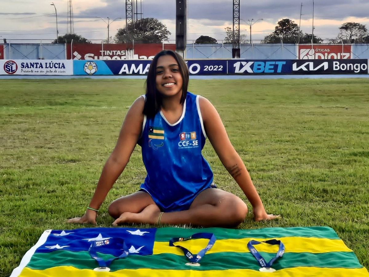 Atleta Raquel Vitória - Foto: Assessoria Prefeitura de Capela