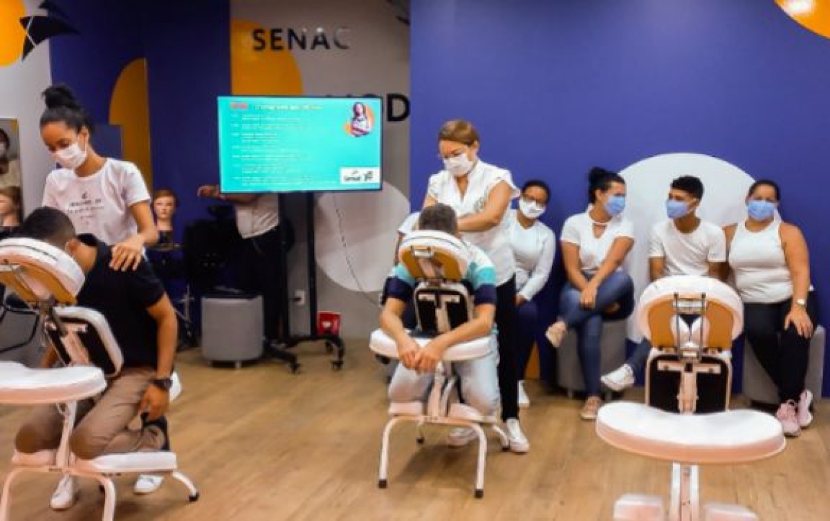 Senac Hub de Aprendizagem acontece no Shopping Jardins também durante todo o mês de junho - Foto: Assessoria Senac/SE